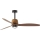 FARO 33435WT1N - LED aptumšojams griestu ventilators WEAVER M LED/16W/230V Ø 128 cm brūns/melns Wi-Fi Tuya + tālvadība