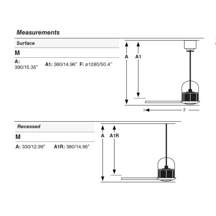 FARO 33436WT - Griestu ventilators WEAVER M Ø 128 cm brūns/misiņš Wi‑Fi Tuya + tālvadība