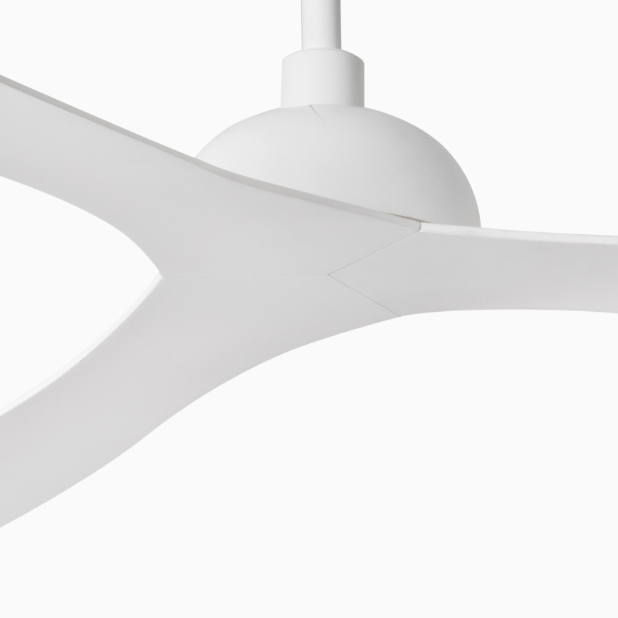 FARO 33446WT - Griestu ventilators GOTLAND L balta d. 132 cm Wi-Fi Tuya + tālvadības pults