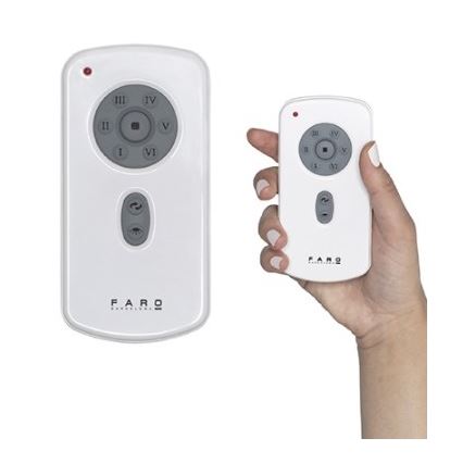 FARO 33461A - Griestu ventilators ANDROS XL balts, diametrs 213 cm + tālvadība