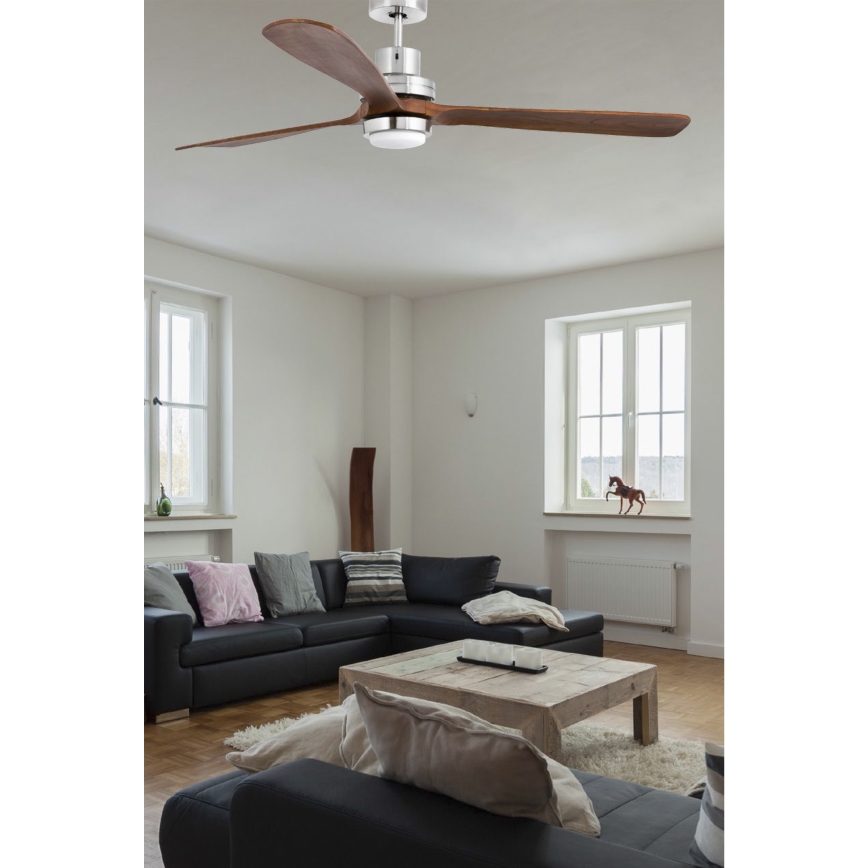 FARO 33463 - LED Griestu ventilators LANTAU LED/12W/230V