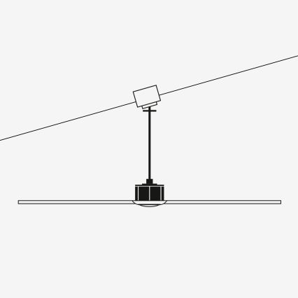 FARO 33465A - Griestu ventilators ANDROS XL matēts hroms + tālvadības pults