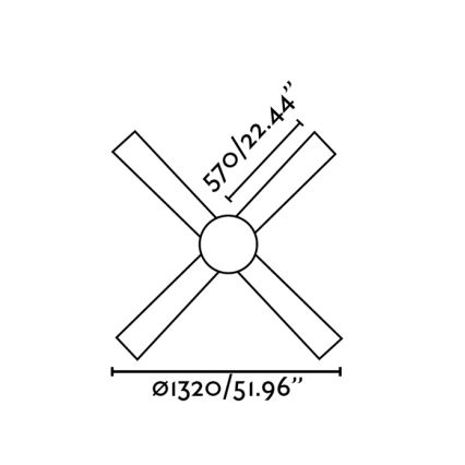 FARO 33470 - Griestu ventilators PALK 2xE14/40W/230V + tālvadības pults