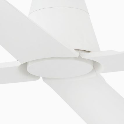 FARO 33480 - Griestu ventilators TYPHOON IP44 diametrs 130 cm balts + tālvadība