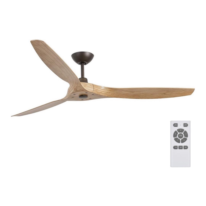 FARO 33519 - Griestu ventilators MOREA būns d. 152 cm + tālvadības pults