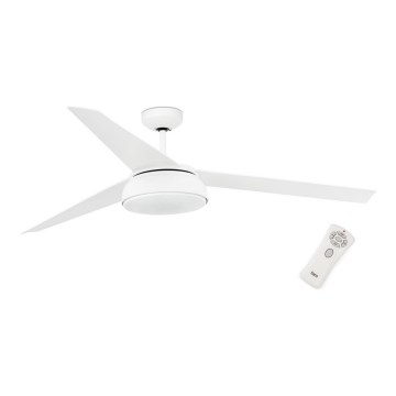 FARO 33549 - LED Aptumšojams griestu ventilators VULCANO LED/25W/230V balts d. 152 cm + tālvadības pults