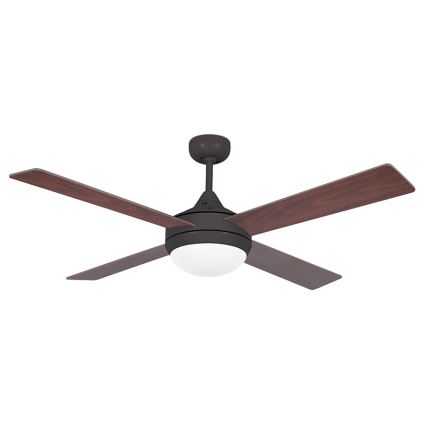 FARO 33702 - Griestu ventilators ICARIA 2xE27/20W/230V brūns d. 132 cm + tālvadības pults