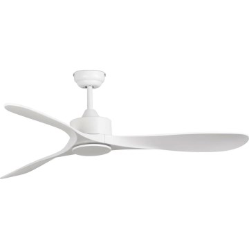 FARO 33750DCWT - Griestu ventilators LUZON L balta d. 132 cm Wi-Fi Tuya + tālvadības pults