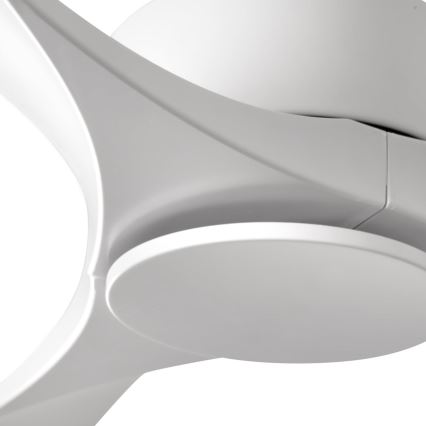 FARO 33750DCWT - Griestu ventilators LUZON L balta d. 132 cm Wi-Fi Tuya + tālvadības pults