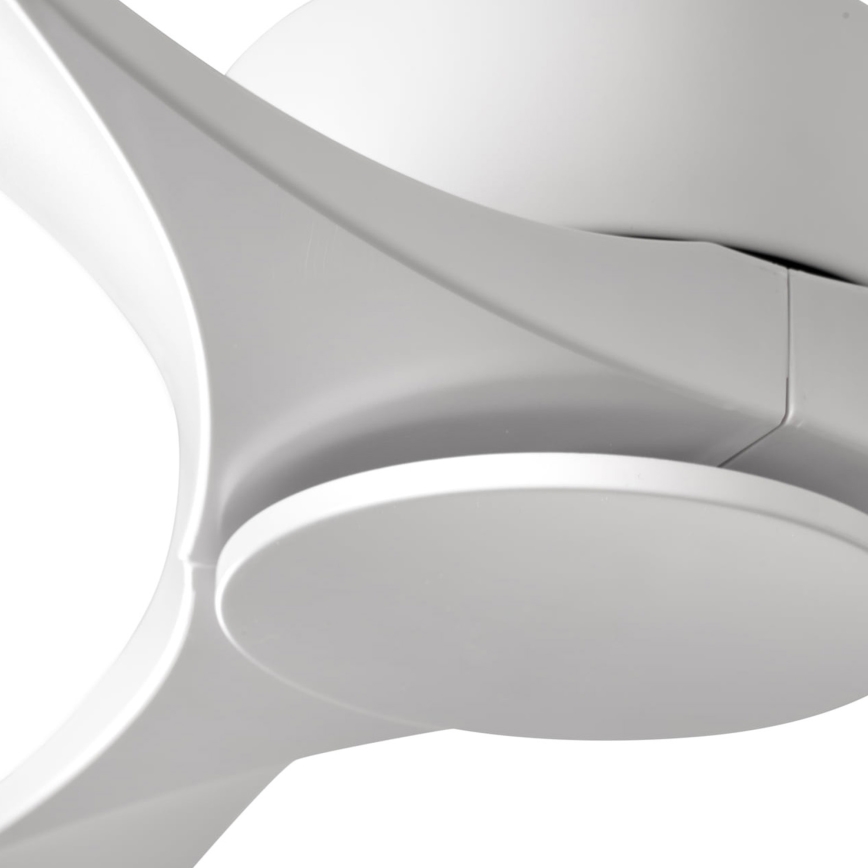 FARO 33750DCWT - Griestu ventilators LUZON L balta d. 132 cm Wi-Fi Tuya + tālvadības pults