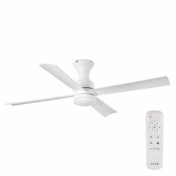 FARO 33756 - LED Griestu ventilators FRASER LED/16W/230V balta d. 120 cm + tālvadības pults