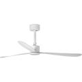FARO 33760WT - Griestu ventilators AMELIA L balta d. 132 cm Wi-Fi Tuya + tālvadības pults