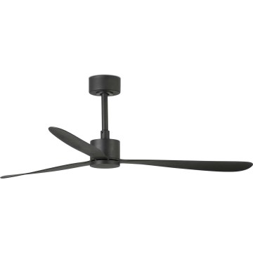 FARO 33761WT - Griestu ventilators AMELIA L melna d. 132 cm Wi-Fi Tuya + tālvadības pults