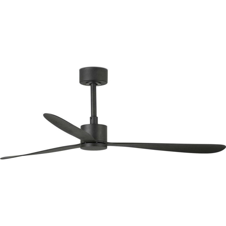 FARO 33761WT - Griestu ventilators AMELIA L melna d. 132 cm Wi-Fi Tuya + tālvadības pults