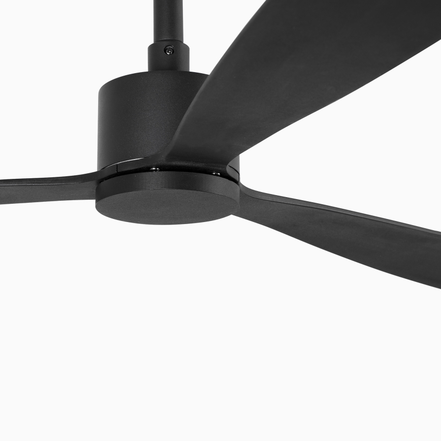 FARO 33761WT - Griestu ventilators AMELIA L melna d. 132 cm Wi-Fi Tuya + tālvadības pults
