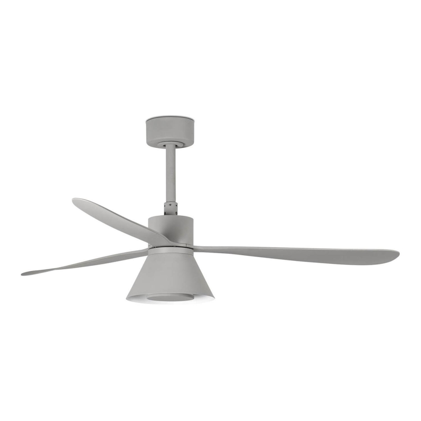 FARO 33762WT-24 - LED Aptumšojams griestu ventilators AMELIA L CONE LED/20W/230V 2700/3500/5000K pelēka d. 132 cm Wi-Fi Tuya + tālvadības pults