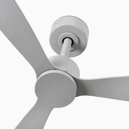 FARO 33762WT - Griestu ventilators AMELIA L pelēka d. 132 cm Wi-Fi Tuya + tālvadības pults