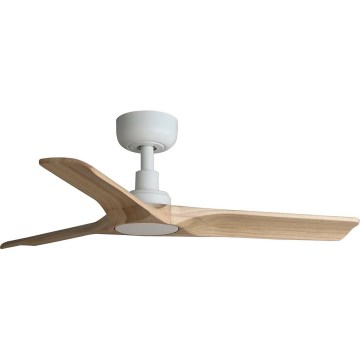 FARO 33805WT - Griestu ventilators HEYWOOD S koks/balta d. 90 cm Wi-Fi Tuya + tālvadības pults