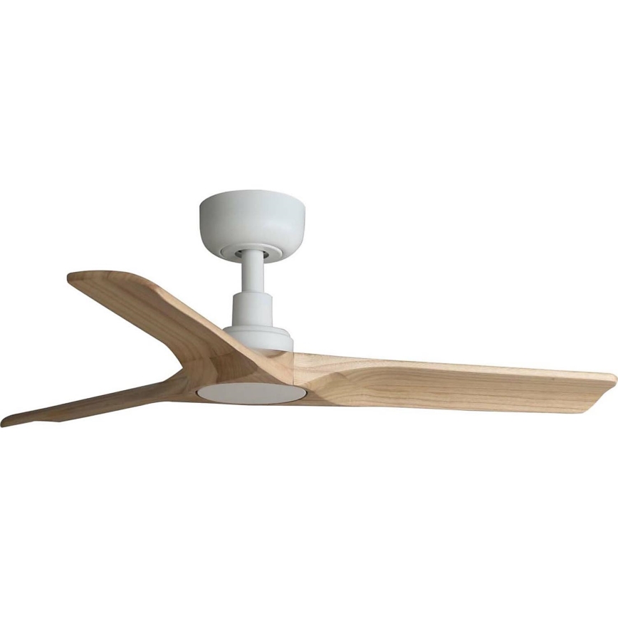 FARO 33805WT - Griestu ventilators HEYWOOD S koks/balta d. 90 cm Wi-Fi Tuya + tālvadības pults