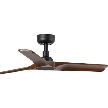 FARO 33806WT - Griestu ventilators HEYWOOD S koks/melna d. 90 cm Wi-Fi Tuya + tālvadības pults