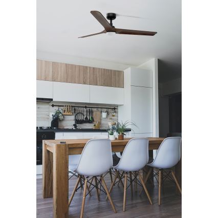 FARO 33809-1TW - LED regulējams ventilators HEYWOOD LED/10W/230V 2700/4000/6500K Ø 132 cm ar tālvadības pulti