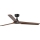 FARO 33809WT - Griestu ventilators HEYWOOD L koksnes/melns Ø 132 cm Wi-Fi Tuya + tālvadība