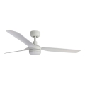 FARO 33814WT1S - LED aptumšojams griestu ventilators PUNT M LED/18W/230V 2700/3000/4000K Ø 132 cm balts Wi‑Fi Tuya + tālvadība