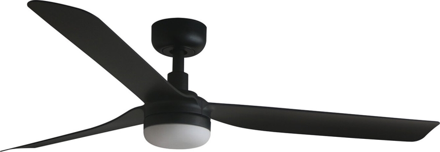 FARO 33815WT-21 - LED Aptumšojams griestu ventilators PUNT M LED/18W/230V 3000/4200/6500K melna d. 132 cm Wi-Fi Tuya + tālvadības pults