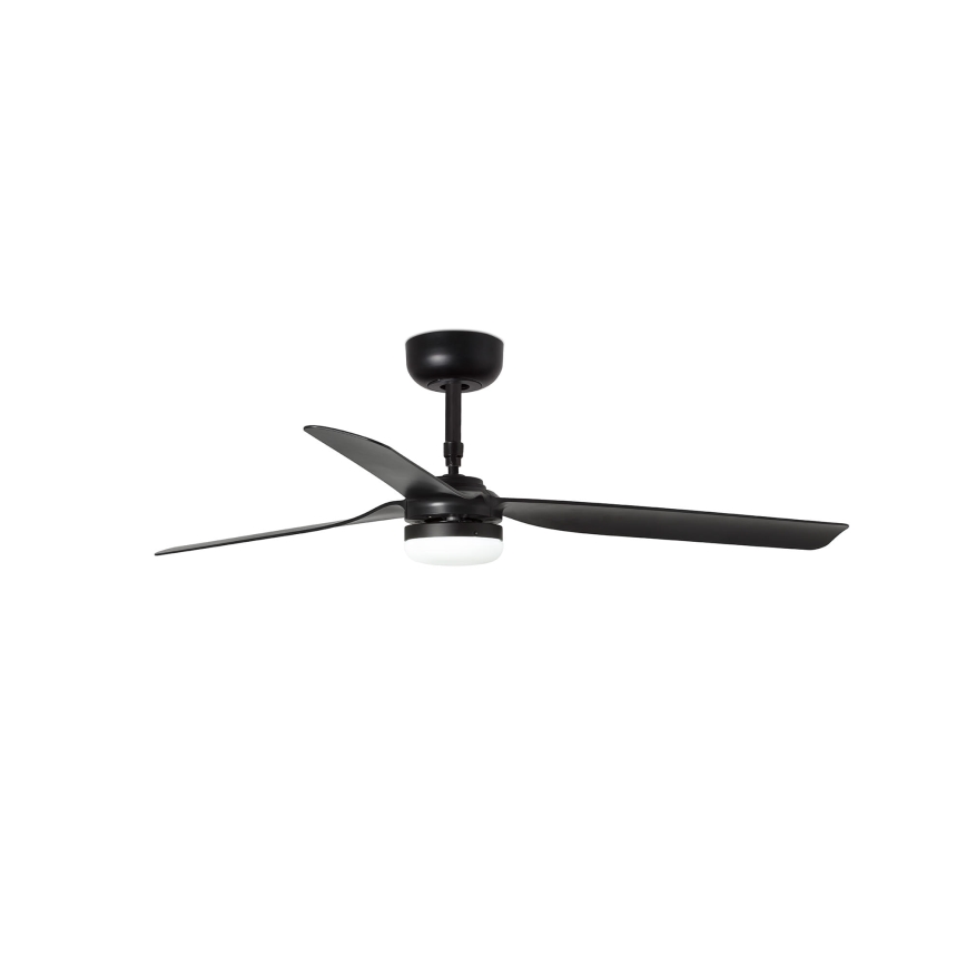 FARO 33815WT-21 - LED Aptumšojams griestu ventilators PUNT M LED/18W/230V 3000/4200/6500K melna d. 132 cm Wi-Fi Tuya + tālvadības pults
