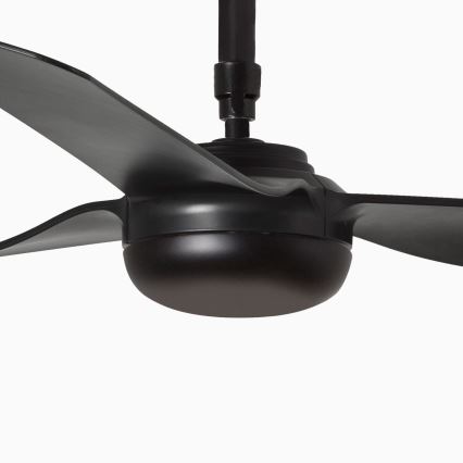 FARO 33815WT - Griestu ventilators PUNT M melna d. 132 cm Wi-Fi Tuya + tālvadības pults