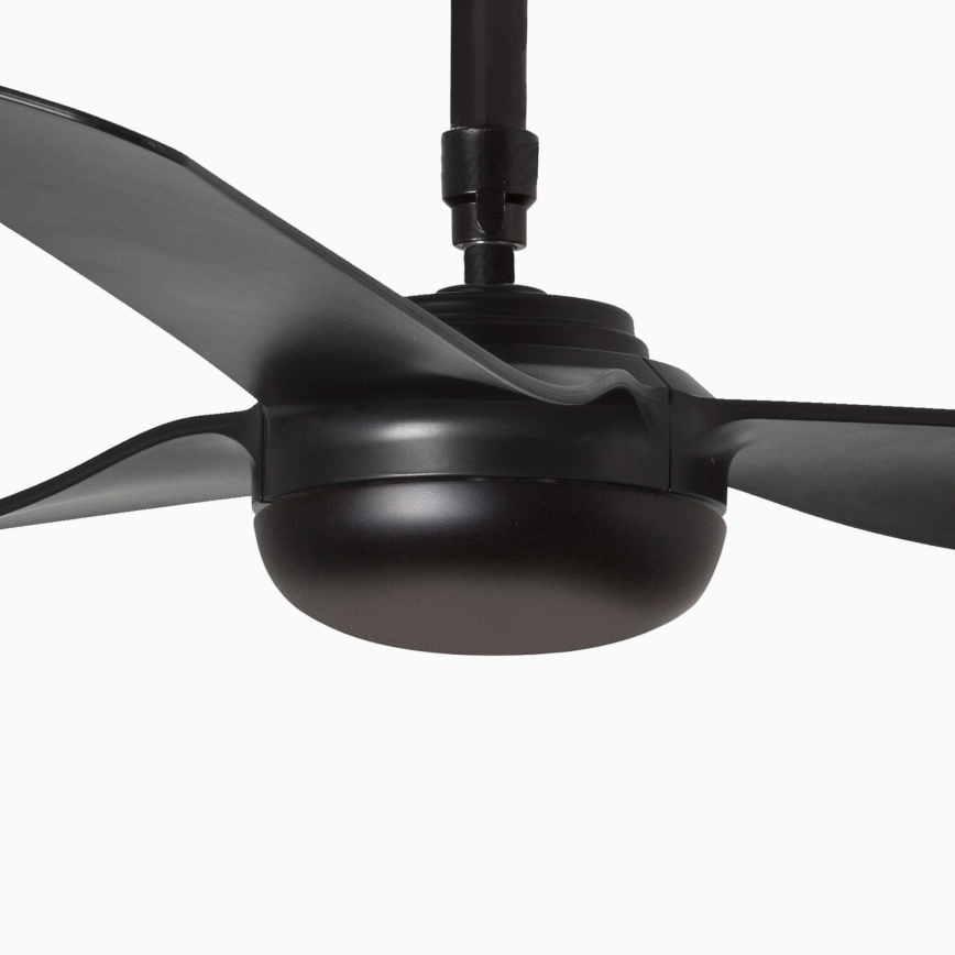FARO 33815WT - Griestu ventilators PUNT M melna d. 132 cm Wi-Fi Tuya + tālvadības pults