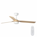 FARO 33816-20 - LED griestu ventilators PUNT LED/18W/230V Wi-Fi, bēšs/balts + ar tālvadības pulti