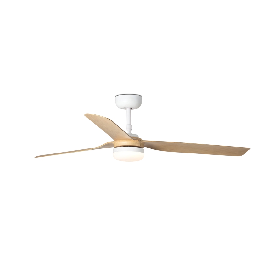 FARO 33816-20 - LED griestu ventilators PUNT LED/18W/230V Wi-Fi, bēšs/balts + ar tālvadības pulti