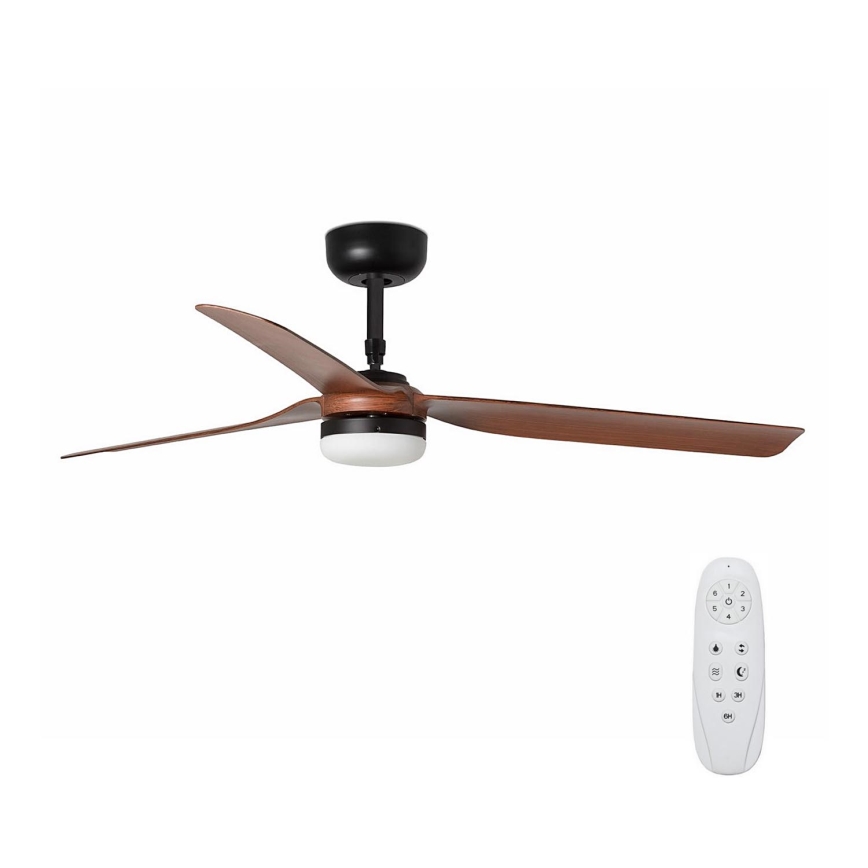 FARO 33817-21 - LED Griestu ventilators PUNT LED/24W/230V 3000/4000/6500K brūna/melna + tālvadības pults