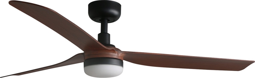 FARO 33817WT-21 - LED Aptumšojams griestu ventilators PUNT M LED/18W/230V brūna/melna d. 132 cm Wi-Fi Tuya + tālvadības pults