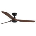 FARO 33817WT - Griestu ventilators PUNT M brūna/melna d. 132 cm Wi-Fi Tuya + tālvadības pults