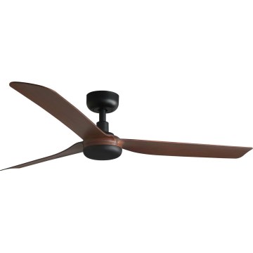 FARO 33817WT - Griestu ventilators PUNT M brūna/melna d. 132 cm Wi-Fi Tuya + tālvadības pults
