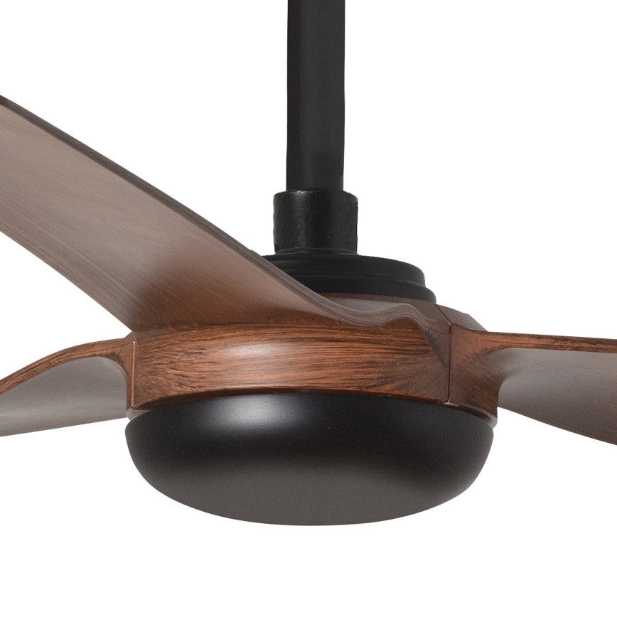 FARO 33817WT - Griestu ventilators PUNT M brūna/melna d. 132 cm Wi-Fi Tuya + tālvadības pults