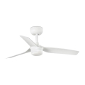 FARO 33820-1TW - LED aptumšojams griestu ventilators MINI PUNT ar LED/10W 2700/3000/4000K, balts, Ø 90 cm + tālvadības pults