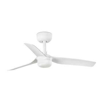 FARO 33820-1TW - LED aptumšojams griestu ventilators MINI PUNT ar LED/10W 2700/3000/4000K, balts, Ø 90 cm + tālvadības pults