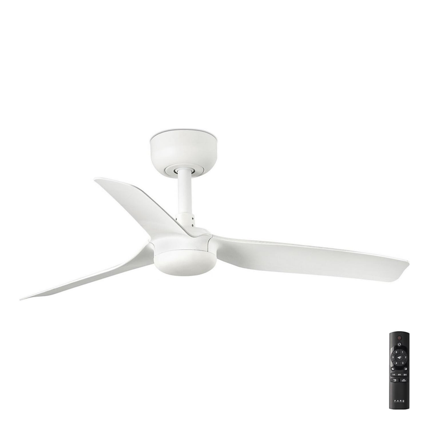 FARO 33820 - Griestu ventilators MINI PUNT S balta d. 90 cm + tālvadības pults