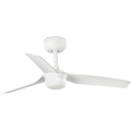 FARO 33820WT-1TW - Regulējams LED griestu ventilators MINI PUNT ar LED/10W/230V 2700/3000/4000K balts Ø 90 cm Wi-Fi Tuya + tālvadības pults