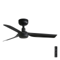 FARO 33822 - Griestu ventilators MINI PUNT S melna d. 90 cm + tālvadības pults