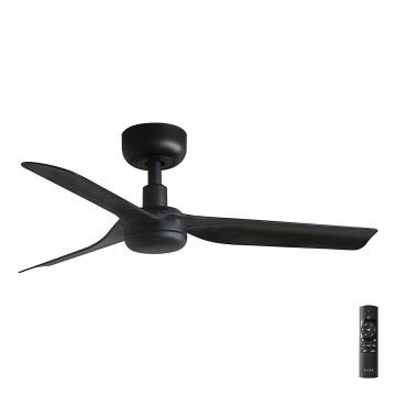 FARO 33822 - Griestu ventilators MINI PUNT S melna d. 90 cm + tālvadības pults