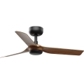 FARO 33823WT - Griestu ventilators MINI PUNT S brūna/melna d. 90 cm Wi-Fi Tuya + tālvadības pults