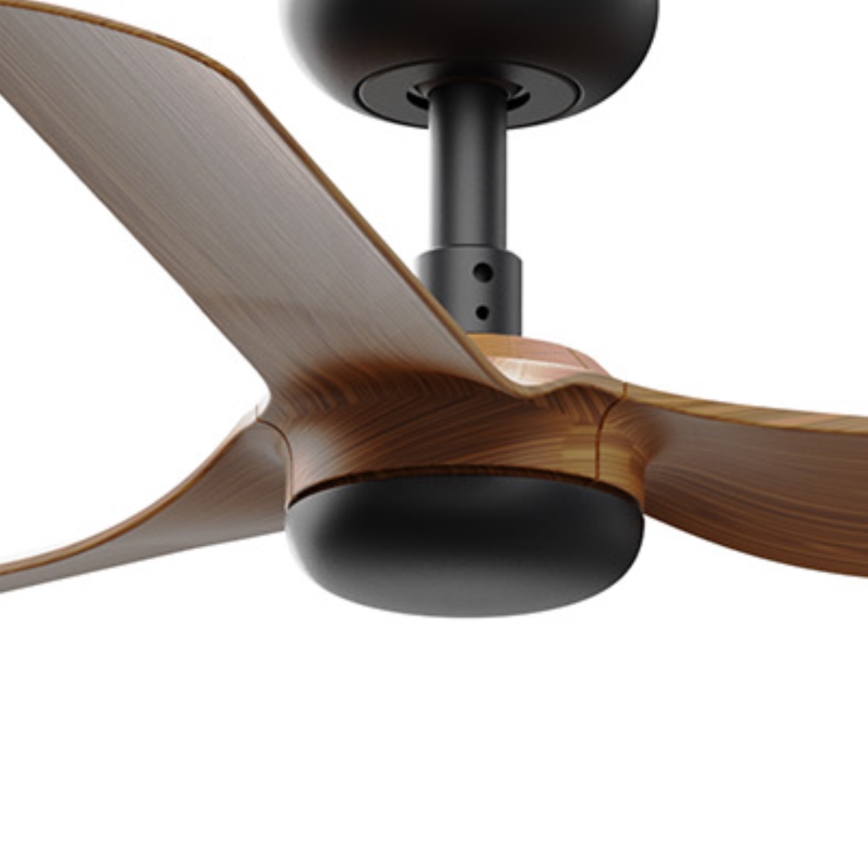 FARO 33823WT - Griestu ventilators MINI PUNT S brūna/melna d. 90 cm Wi-Fi Tuya + tālvadības pults