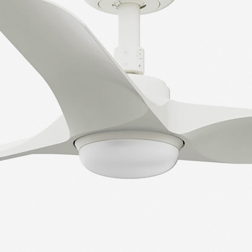 FARO 33824-1TW - LED dimējams griestu ventilators HEY S LED/10W/230V 2700/3000/4000K balts Ø 90 cm + tālvadības pults