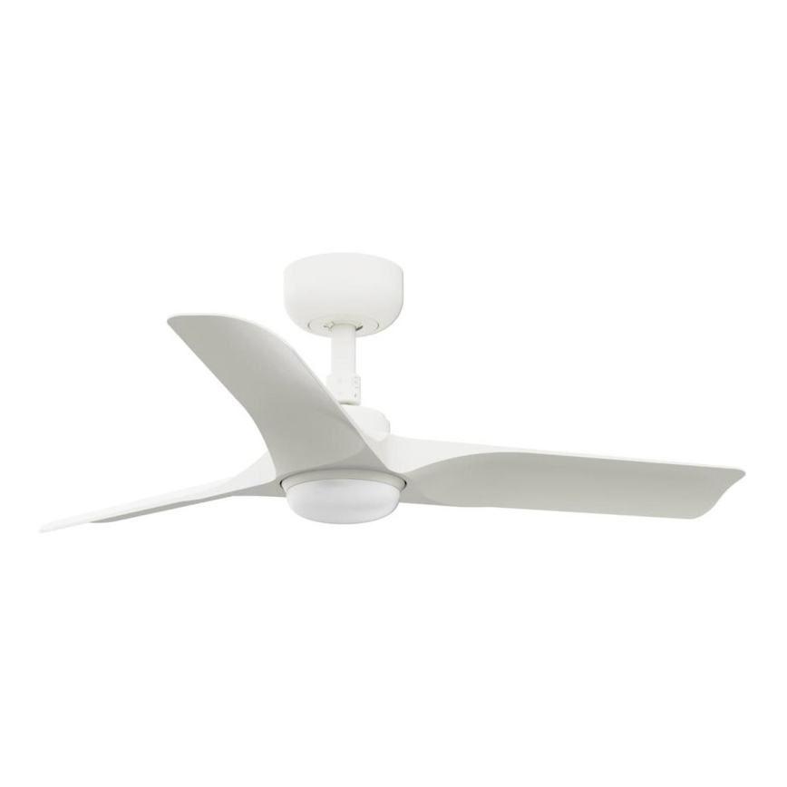 FARO 33824WT-1TW - LED Aptumšojams griestu ventilators HEY S LED/10W/230V 2700/4000/6000K balta d. 90 cm Wi-Fi Tuya + tālvadības pults