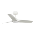 FARO 33824WT1S - LED dimmējams griestu ventilators HEY S, LED/10W/230V 2700/3000/4000K Ø 90 cm, balts, Tuya Wi‑Fi + tālvadība