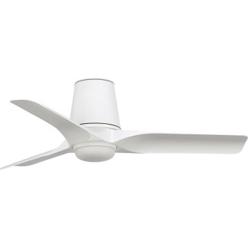 FARO 33826-1TW - LED Aptumšojams griestu ventilators HEY TUB S LED/10W/230V 2700/4000/6000K balta d. 90 cm + tālvadības pults